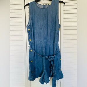 Michael Kors Denim Romper